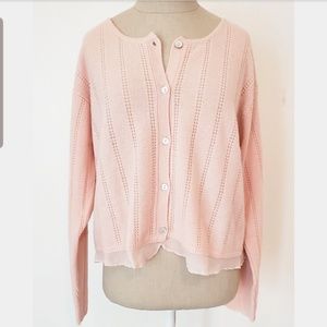 🛍Pink Boston Proper 100% Cashemere Sweater🛍